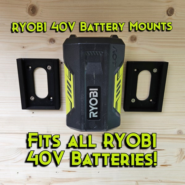 Supports de batterie Ryobi 40v