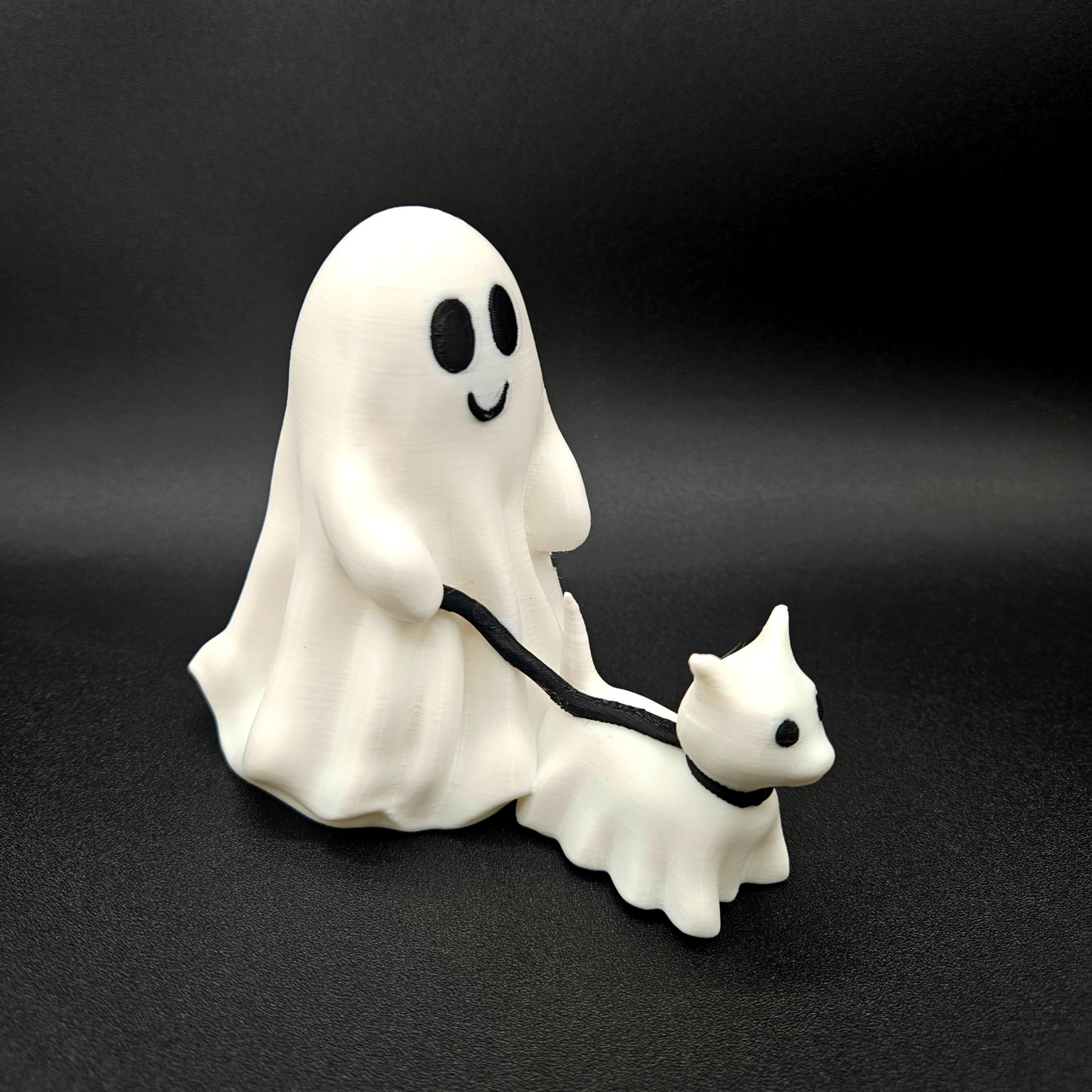 Cute Ghost Walking Cat - the Viral Halloween Decor - Etsy