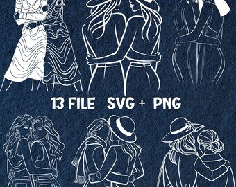 Best friends Svg Friendship Day Besties Svg Best girlfriends Svg Friends forever Svg Male friendship Svg File for cricut, Bff Svg, Png