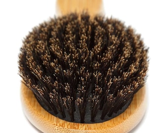 ECOCEY Pure Boar Bristle Hairbrush-For Women Men and Kids Made with Bamboo Handle and Pure Boar Bristle Improve shine and softness