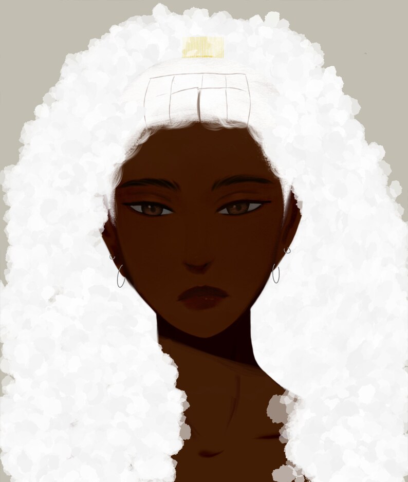 12 Studio Paint Curly Hair Brushes Brushes Puffs and Curls for Adobe and CSP Type