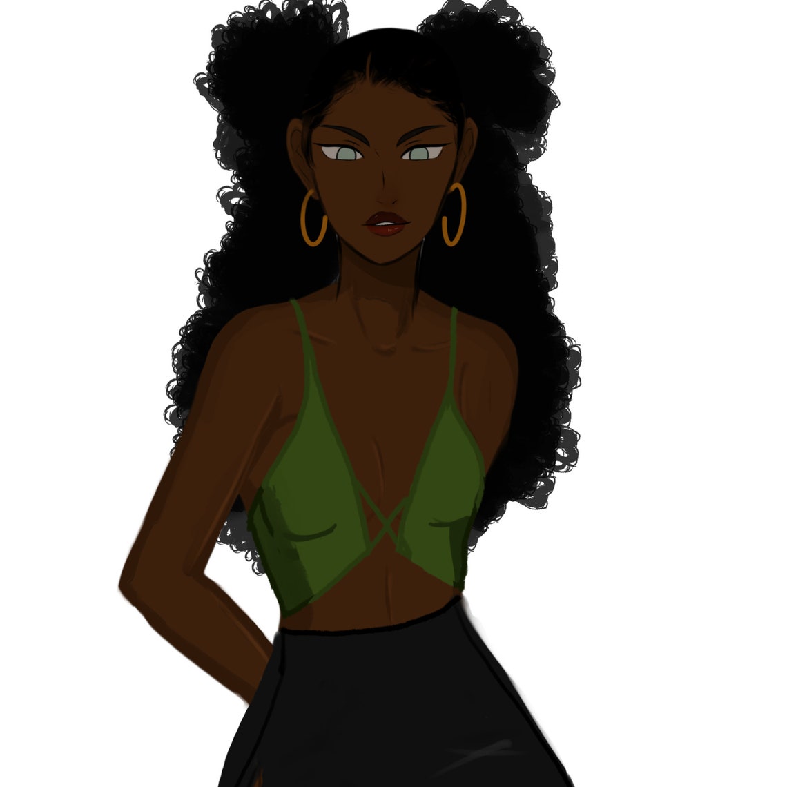 12 Studio Paint Curly Hair Brushes Brushes Puffs and Curls for Adobe and CSP Type