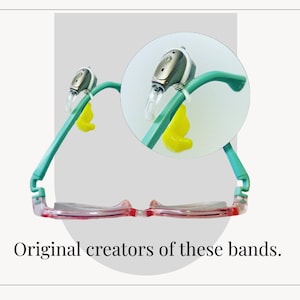 Retenedor de audífonos para gafas: conector seguro, para niños y adultos