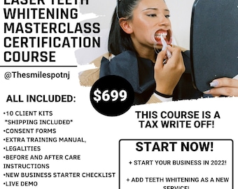 Teeth Whitening Masterclass Certification Course