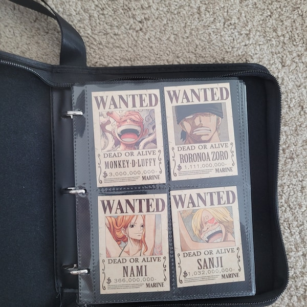 One Piece small Wanted Posters/Cards collection (224 cards/posters)