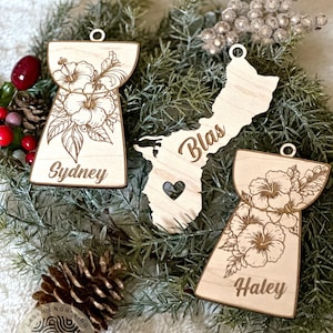 Guam Christmas Ornaments | Guam Wood Ornaments | Custom Guam Ornaments | Islander Ornaments | Islander Christmas Gifts | Guam Gift Tags