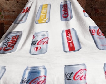 Coca cola fleece blanket sale