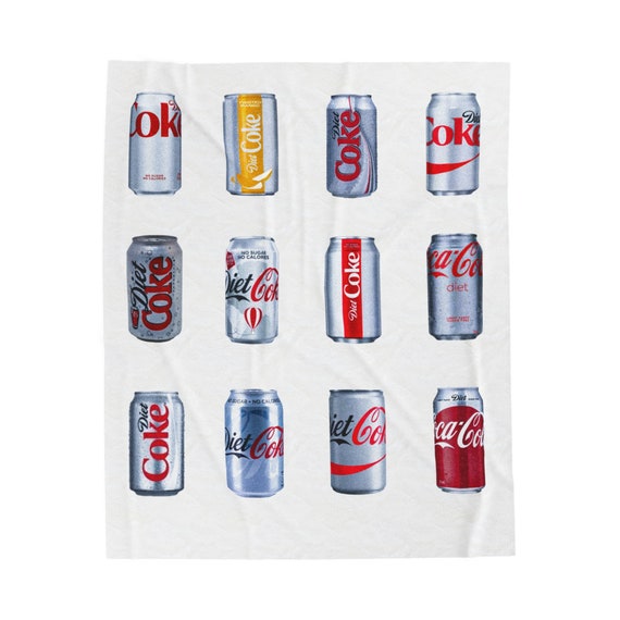 Diet Coke Fleece Blanket Etsy