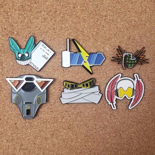 MHA enamel pins