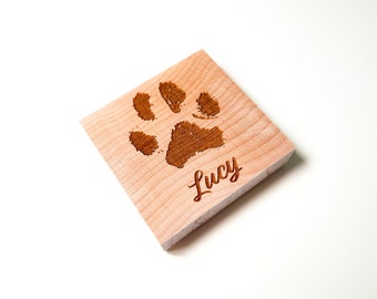 Custom Paw Print Stamp - Eco-Friendly