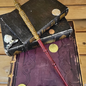 Lignum Vitae and Purpleheart Handmade Wand