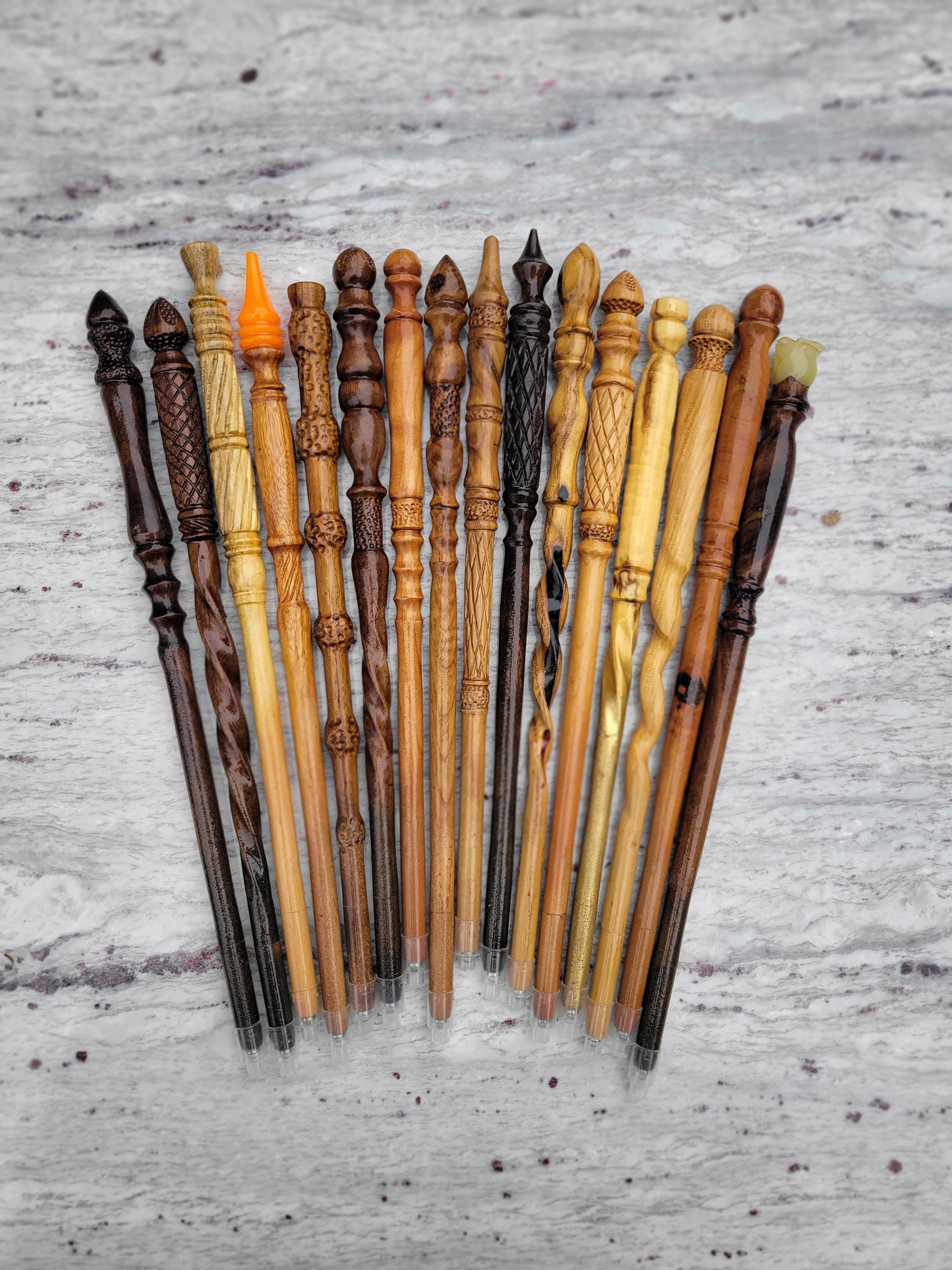 Handcrafted Light up Hardwood Wand: Wizard Witch Fan Gift - Etsy