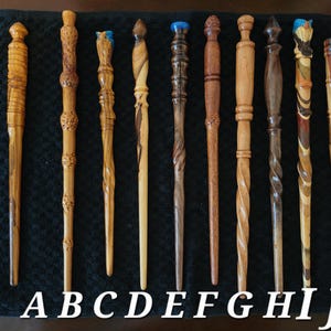 Handcrafted Hardwood Wand: Unique Magic Wand for Witches and Wizards