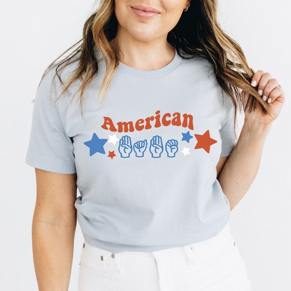 American Babe SVG, American Sign Language, Fourth of July