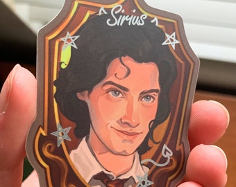 Sirius Black HP Marauders Sticker - Reflective/Matte Sticker