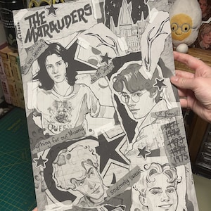 The Marauders - Matte Print - James Potter, Remus Lupin, Sirius Black, Peter Pettigrew