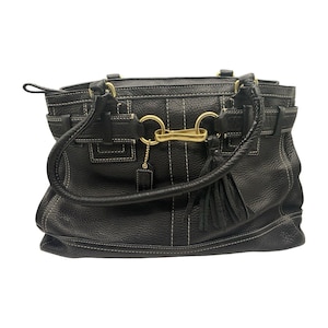 Coach Leather Hamptons Tote - Etsy