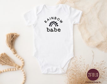 Rainbow Baby Onesie® - Baby Onesie® - Fertility Onesie® - Newborn Onesie® - Modern Baby Onesie®