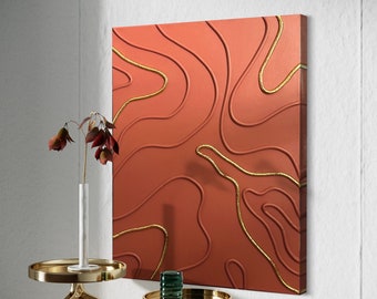 Abstract Textured Wall Art