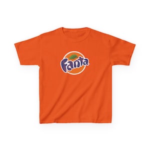 Youth Fanta Retro Vintage Classic T-Shirt, Kids Tee, Boys Girls Summer Shirt, Children Graphic Top, 90s Nostalgia Clothing