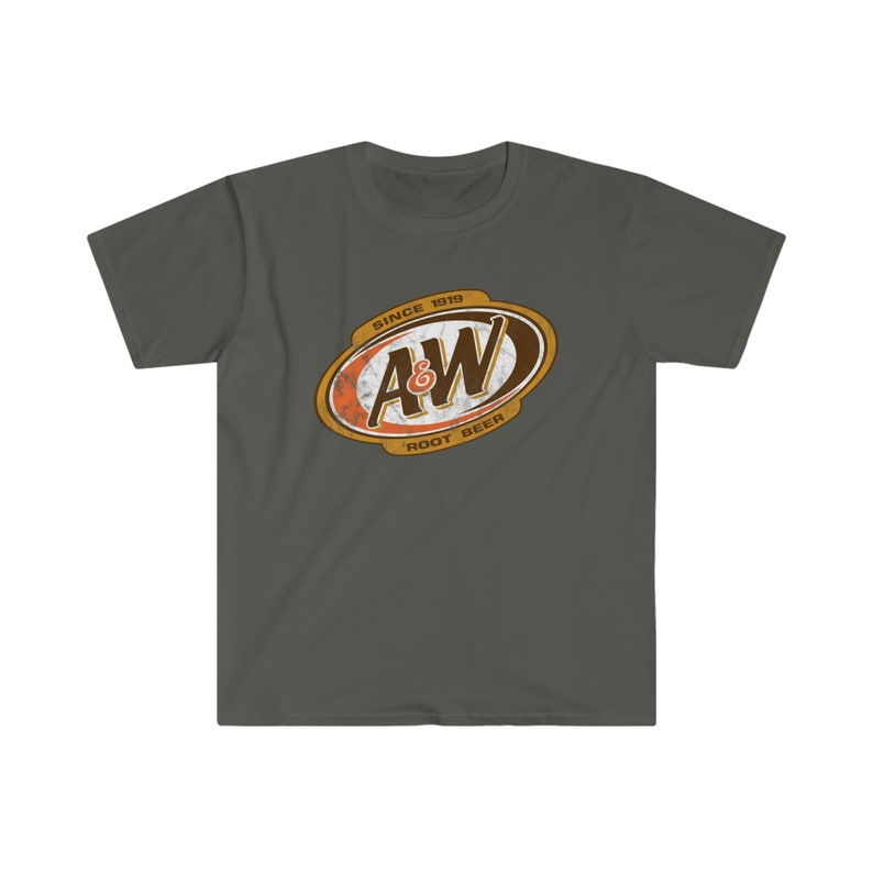 Vintage A&W Root Beer T-shirt, Retro Soft Drink Graphic Tee, Classic