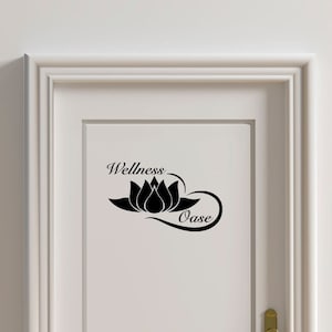 SVG-bestanden | Direct downloaden | Wellness Oasis - Badkamer Deursticker Toilet Badkamer | DIY-projecten | Compatibel met Cricut en silhouet