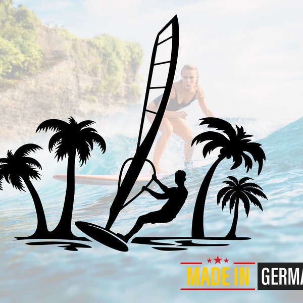 Windsurfing Decal - Etsy
