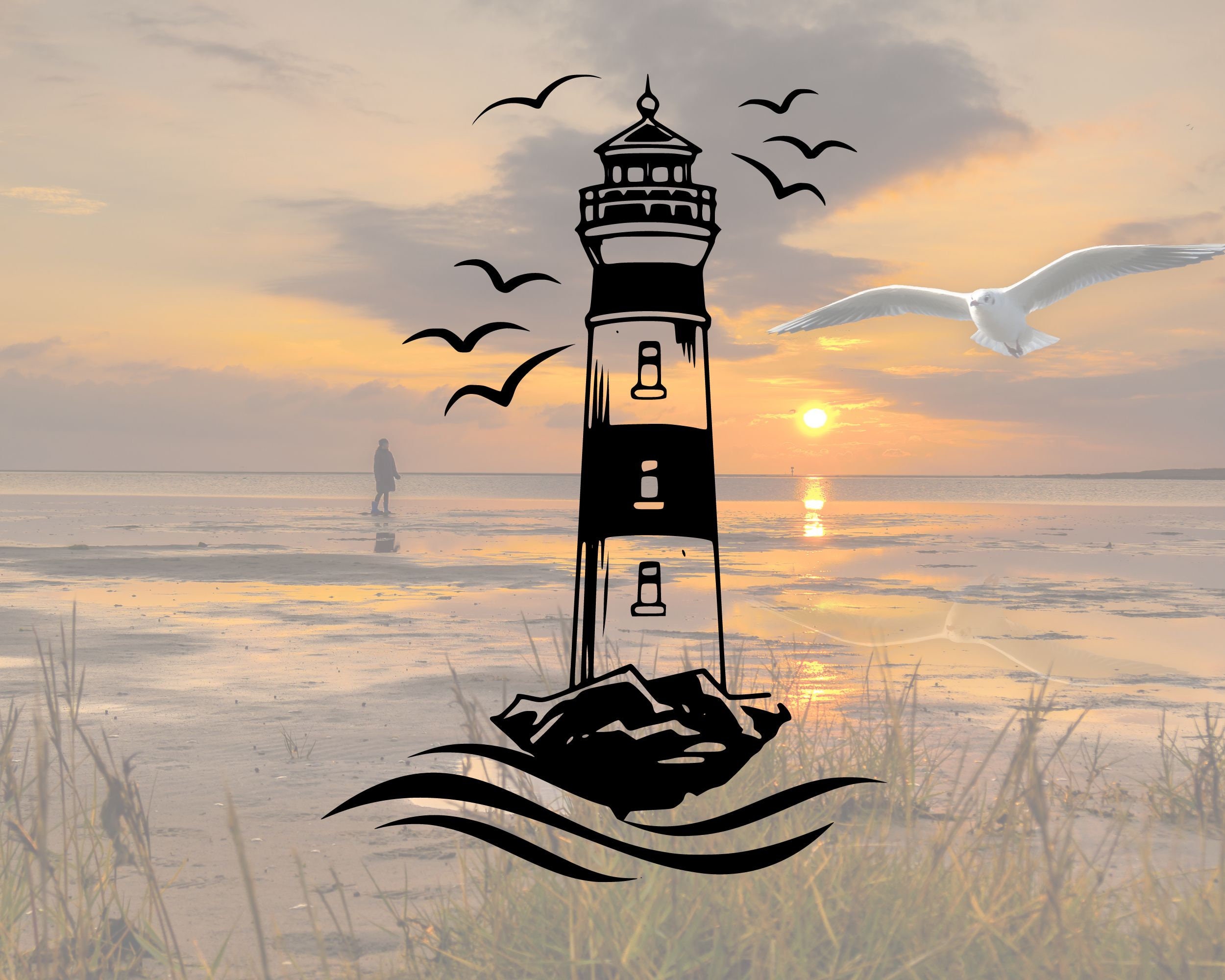 Whitby-Vinyl-Aufkleber Im A5-Bogen – Britische Küstenatmosphäre Für Auto, Laptop & Scrapbooking