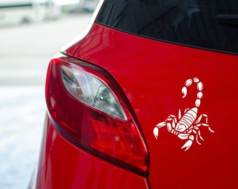 Scorpion vinyl car stickers in various sizes - individual design for your vehicle