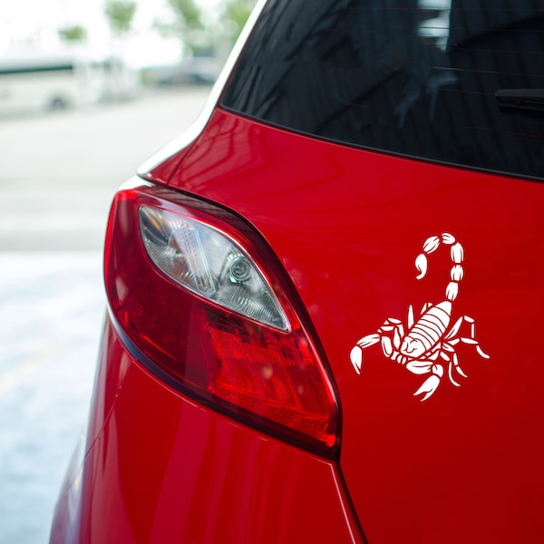 Scorpion Autoaufkleber aus Vinyl in verschiedenen Größen - individuelles Design für Ihr Fahrzeug