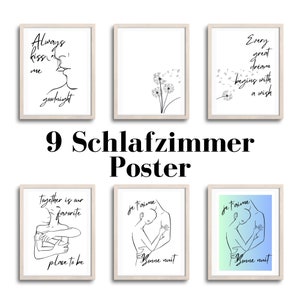 Bedroom Poster MEGA BUNDLE 9 Pictures