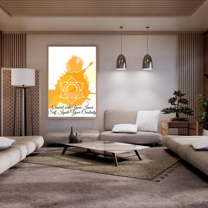 7 Chakra Poster Set Yoga Wall Art Meditation Decor Spiritual Art ...