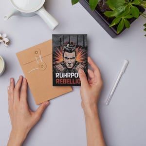 Postkarte Ruhrpott Rebellion – A6 Karte mit Statement | Industrial Design | Made in Germany | Einzelkarte oder Set