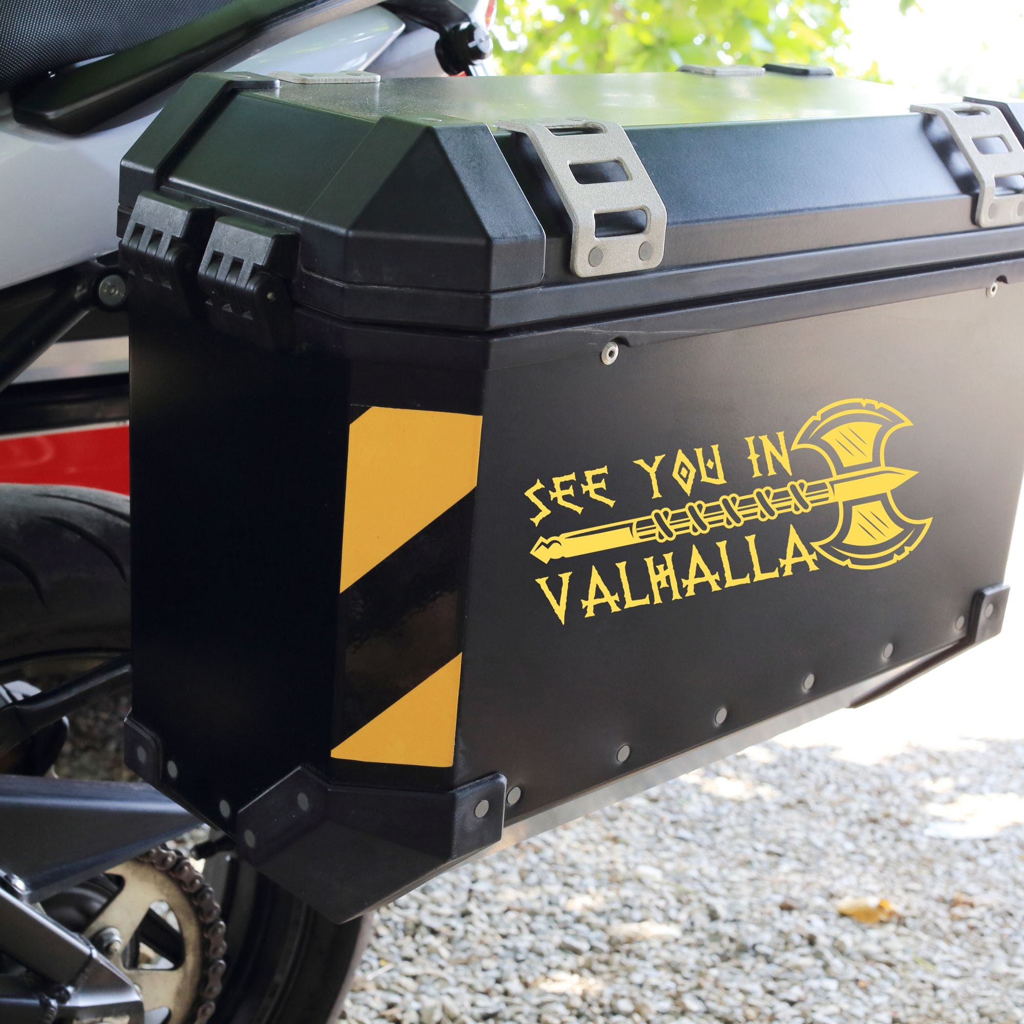 Stickerfreaks "Wir Sehen Und In Walhalla" Sticker Viking Sticker Car - Foto 5