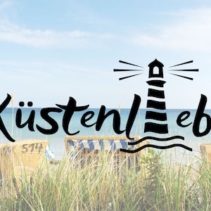 SVG files | Instant download | Coastal love with lighthouse SVG designs for T-shirts