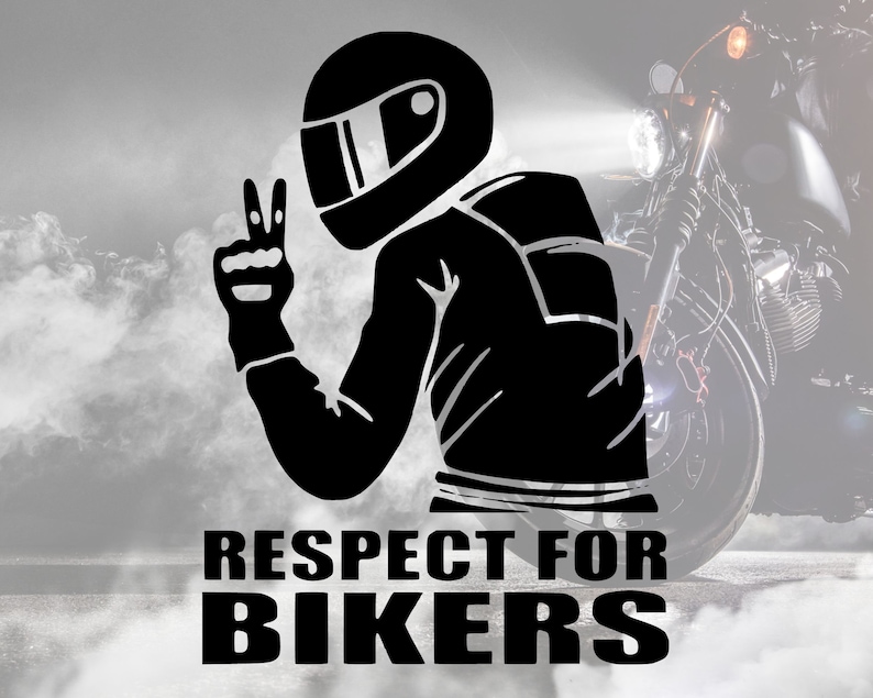 Respect Rider Sticker Vinyl Car Sticker