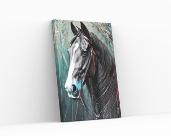 Reiten und Pferdeliebe: Stilvolles Kunstdruck-Poster zum Download-Zeige deine Leidenschaft für Pferde
