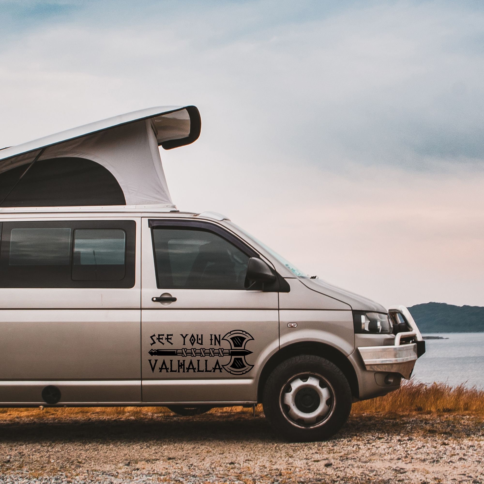 Stickerfreaks "Wir Sehen Und In Walhalla" Sticker Viking Sticker Car - Foto 4