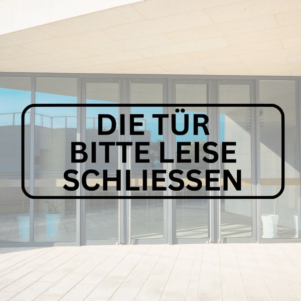 Leise bitte schilder Etsy.de