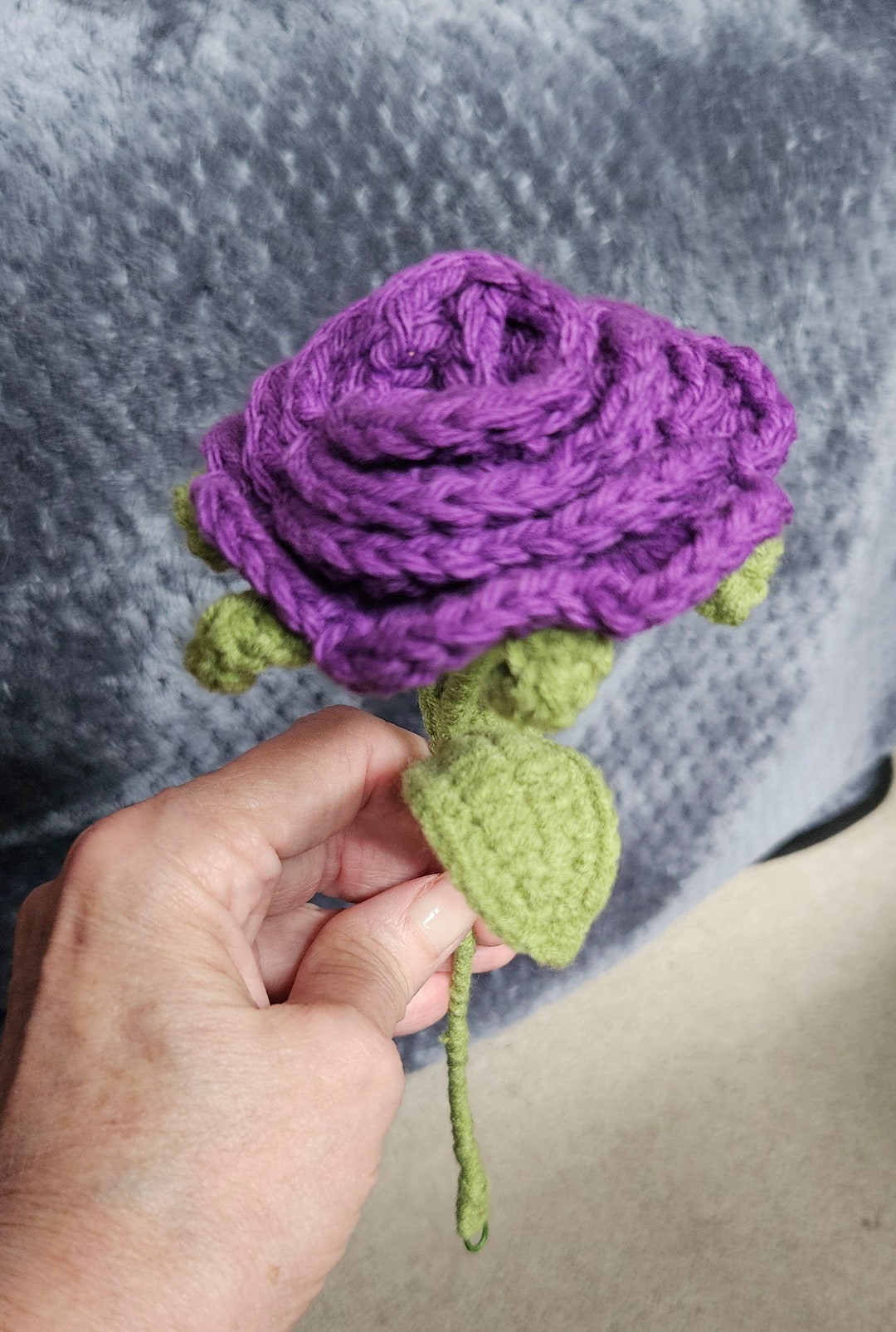 Crocheted Rose's- Any Color You Wish - Etsy