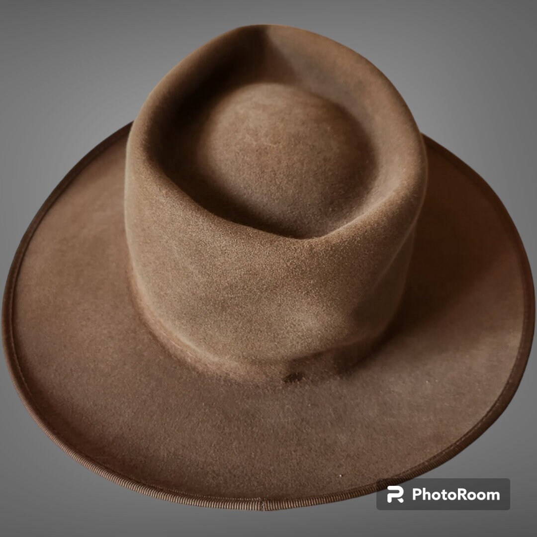 Vintage Australian Akubra Pastoralist Fur Felt Outback Hat Etsy