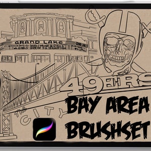 Tattoo procreate brushes Bay Area stencil designs