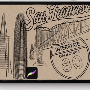 San Francisco Tattoo - Etsy