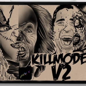 Tattoo procreate brushes Killmode V2 horror stencils