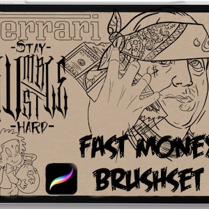 Tattoo procreate brushes Fast money