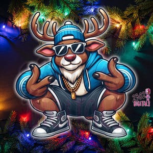 Peace Up rendier, kerstsublimatie, kerstclipart, transparante png, digitale download, petten, shirts, bekers