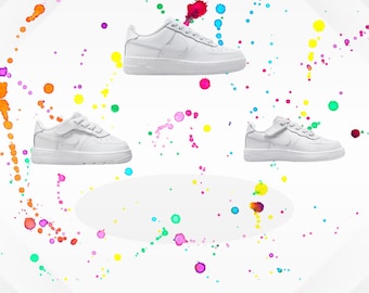 Cartoon inspirierte personalisierte Sneakers: Handbemalte Kleinkind- & Kinderschuhe