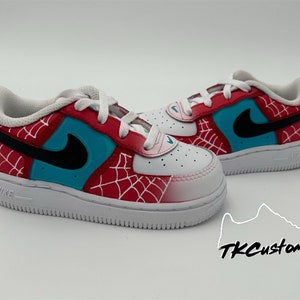 Hand-Painted Spider-Man Shoes: Custom Toddler Sneakers