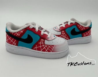 Hand-Painted Spider-Man Shoes: Custom Toddler Sneakers