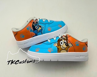 Blaue inspirierte kundenspezifische Schuhe für Kinder